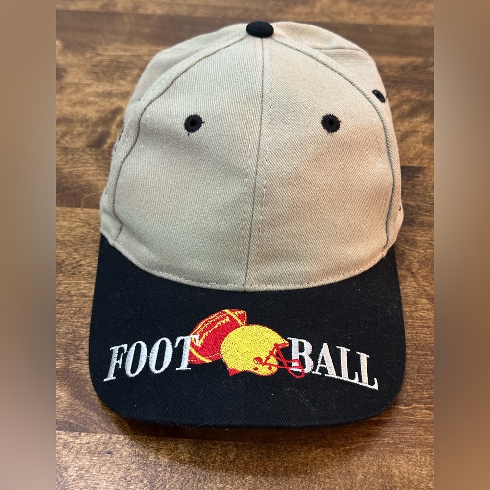 Nissin Football Embroidered Strap Back Hat.